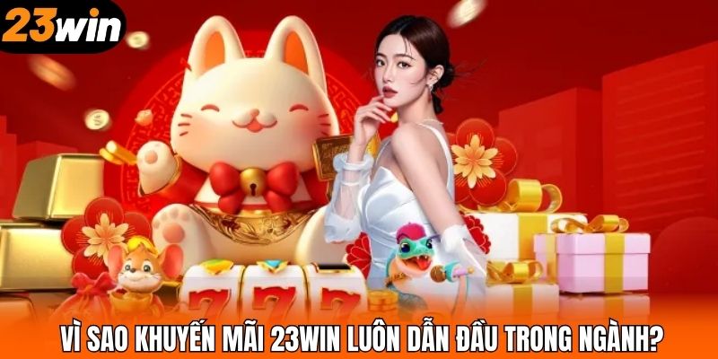 Vì sao khuyến mãi 23WIN luôn dẫn đầu trong ngành?